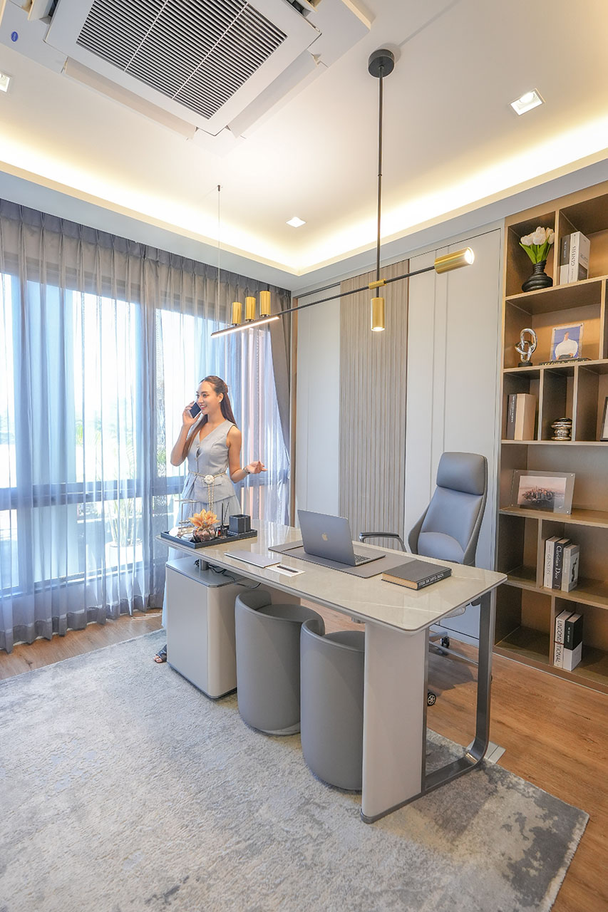 ภายในชั้น 2 ชญาดา บิซ เพลส — ห้องนอนและห้องน้ำ